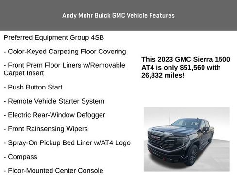Used 2023 GMC Sierra 1500 AT4 w/ AT4 Premium Package image 14