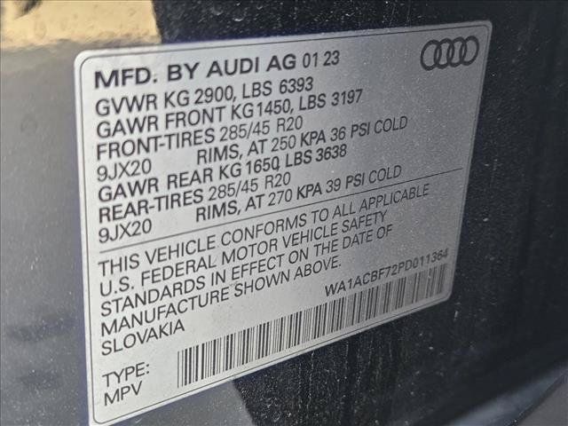 Certified 2023 Audi Q7 2.0T Premium w/ Convenience Package AWD/4WD image 20