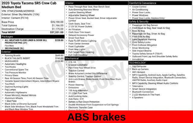 Used 2020 Toyota Tacoma SR5 AWD/4WD image 24