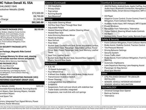 Used 2019 GMC Yukon XL Denali w/ Denali Ultimate Package image 3