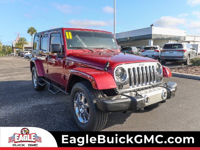 Used 2011 Jeep Wrangler Unlimited Sahara w/ Dual Top Group AWD/4WD image 1