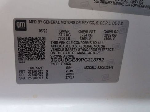 Certified 2023 Chevrolet Silverado 1500 LTZ w/ Technology Package AWD/4WD image 33