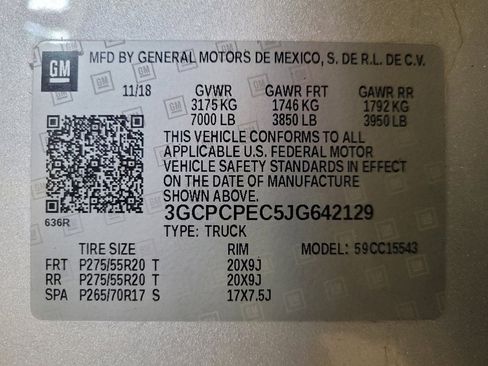 Used 2018 Chevrolet Silverado 1500 Custom w/ LPO, Street Package image 33