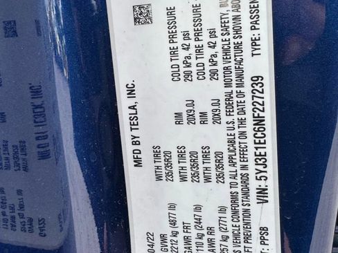 Used 2022 Tesla Model 3 Performance image 42