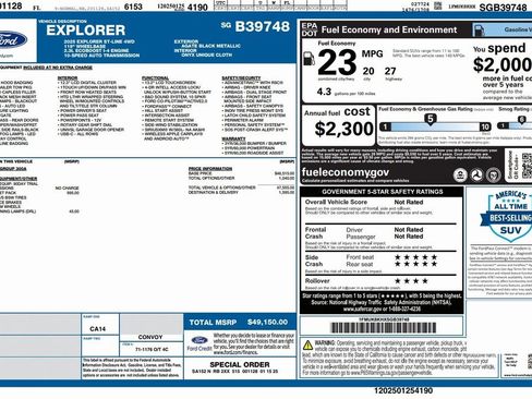 Used 2025 Ford Explorer ST-Line w/ ST-Line Street Pack image 4