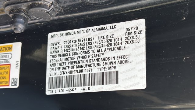 Used 2020 Honda Passport Touring image 27