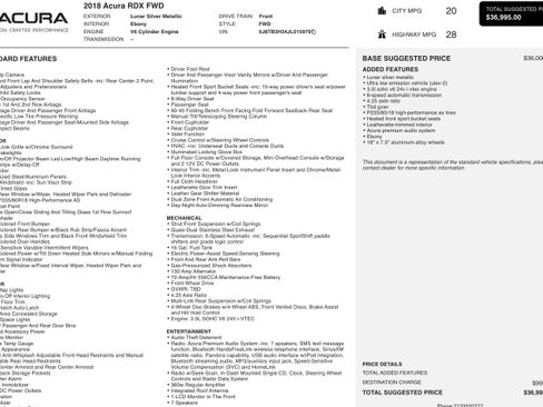 Used 2018 Acura RDX image 3