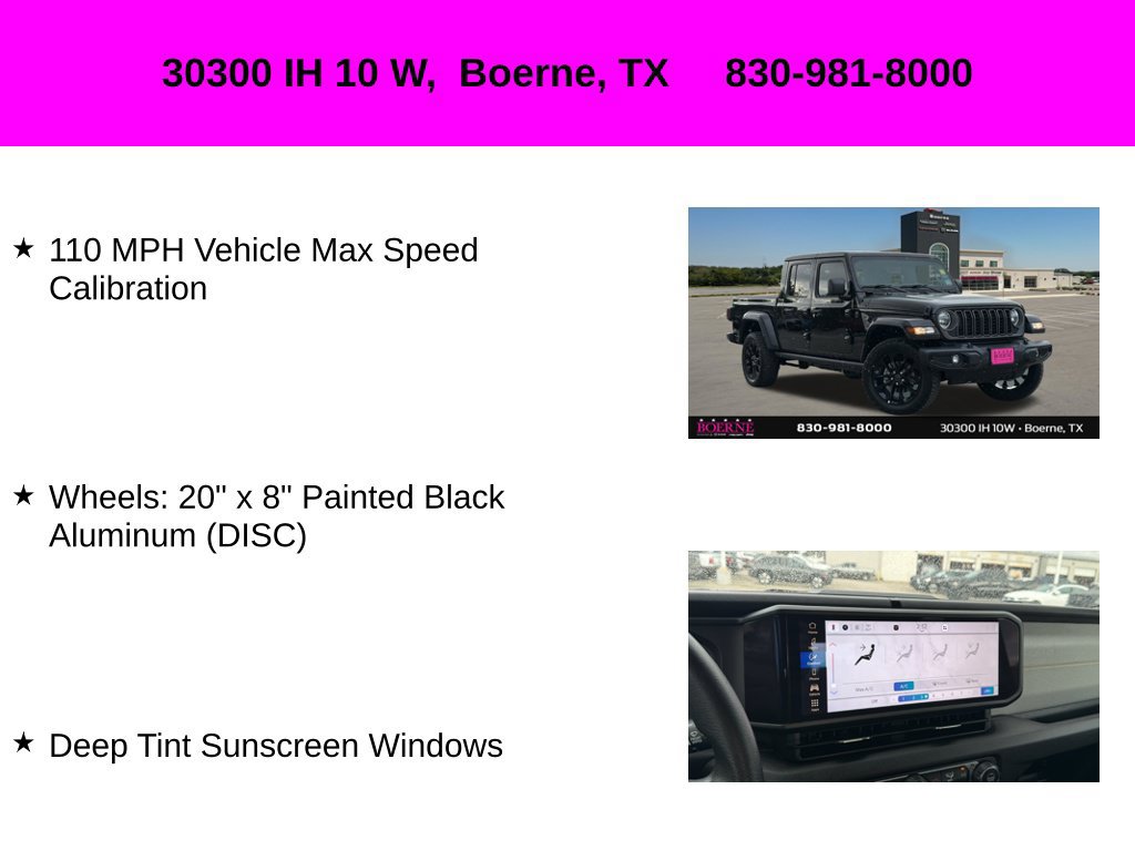 Used 2025 Jeep Gladiator Sport AWD/4WD image 34