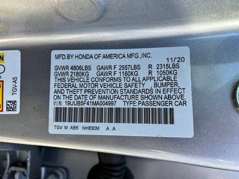 Used 2021 Acura TLX w/ Technology Package FWD image 14