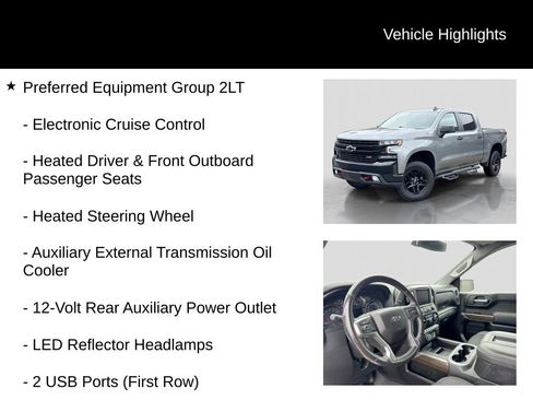 Used 2022 Chevrolet Silverado 1500 LT Trail Boss w/ Bed Protection Package AWD/4WD image 16