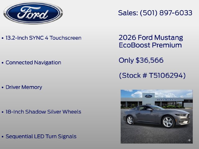 New 2026 Ford Mustang Premium RWD image 12