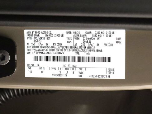 Used 2025 Ford F150 Lariat w/ Equipment Group 501A Mid AWD/4WD image 36