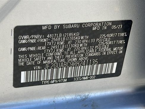 Certified 2024 Subaru Crosstrek 2.0i AWD/4WD image 31