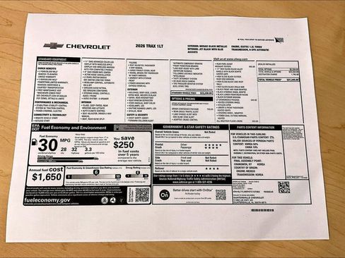 New 2026 Chevrolet Trax LT w/ Driver Confidence Package FWD image 14
