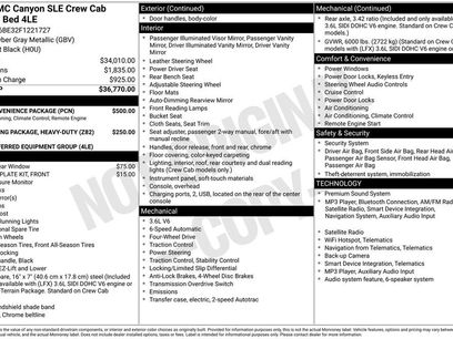 Used 2015 GMC Canyon SLE w/ SLE Convenience Package