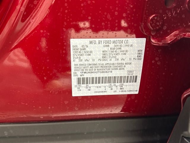New 2026 Ford Explorer ST-Line w/ ST-Line Street Pack AWD/4WD image 40