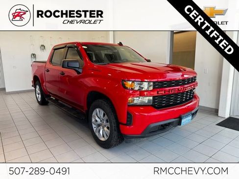 Certified 2021 Chevrolet Silverado 1500 Custom AWD/4WD image 1