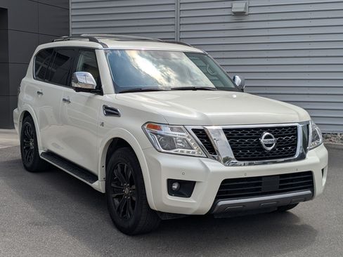 Used 2020 Nissan Armada Platinum w/ Captain's Chairs Package AWD/4WD image 3
