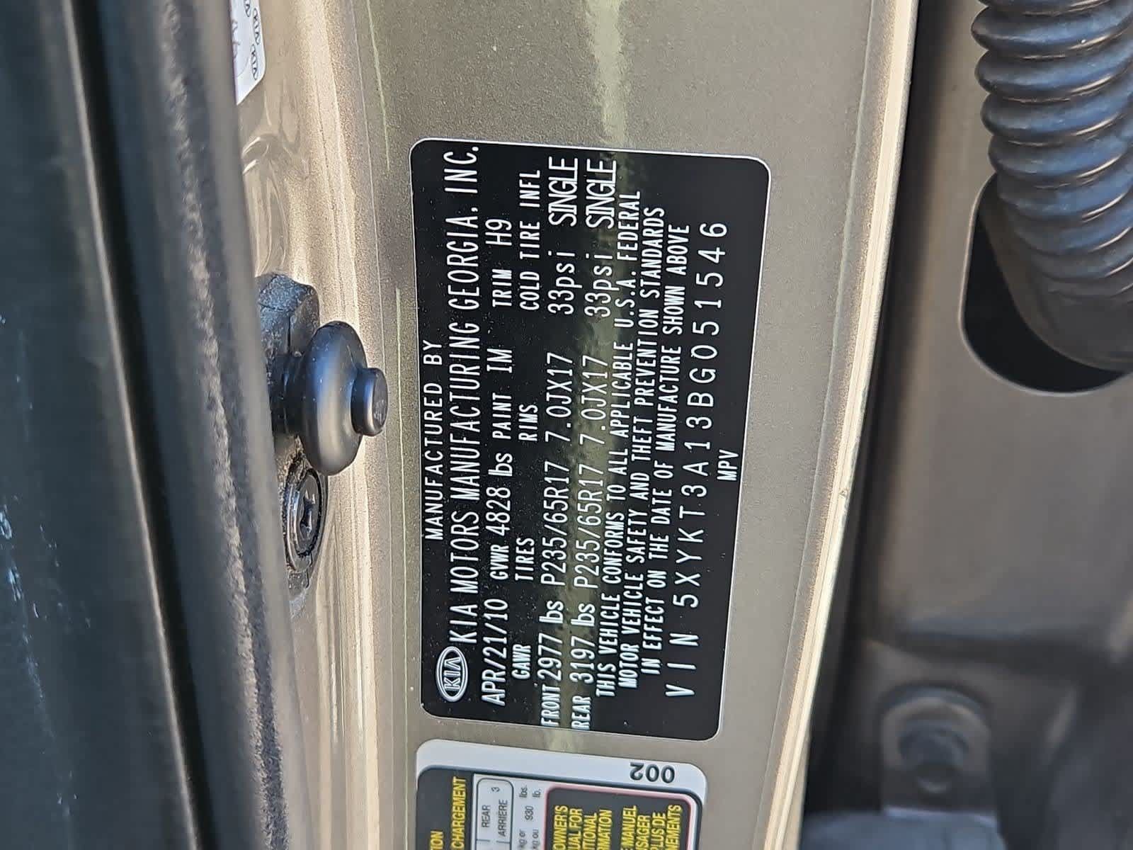 Used 2011 Kia Sorento 2WD w/ Convenience Pkg image 33