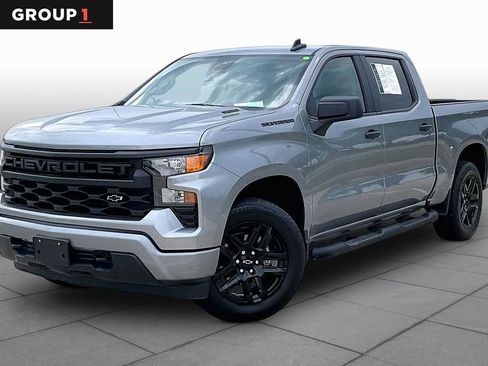 Certified 2026 Chevrolet Silverado 1500 Custom w/ LPO, Dark Essentials Package RWD image 1