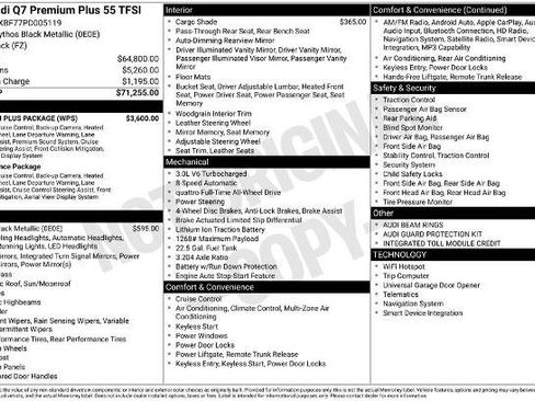 Used 2023 Audi Q7 3.0T Premium Plus w/ Premium Plus Package image 9