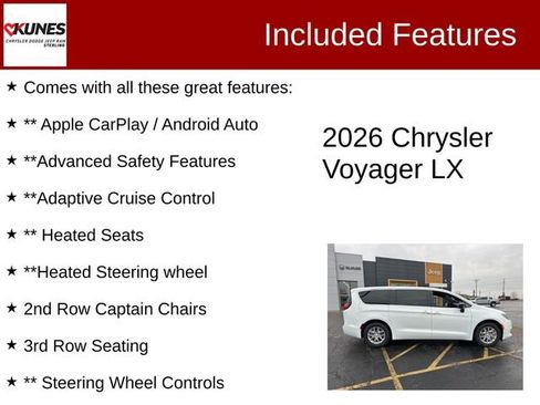 New 2026 Chrysler Voyager LX image 4