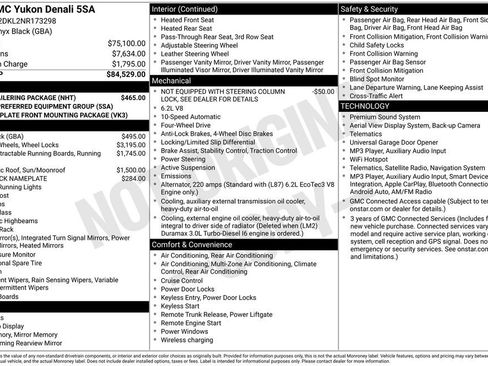 Used 2022 GMC Yukon Denali w/ Max Trailering Package AWD/4WD image 6