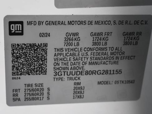 Used 2024 GMC Sierra 1500 SLT w/ SLT Premium Plus Package image 57