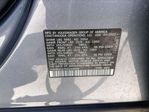 Used 2022 Volkswagen Atlas Cross Sport SE AWD/4WD image 20