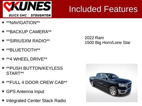 Used 2022 RAM 1500 Big Horn AWD/4WD image 2