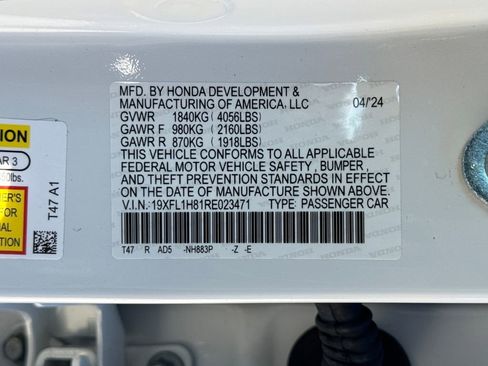 Certified 2024 Honda Civic Sport Touring image 29