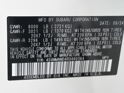 Used 2024 Subaru Ascent Touring w/ Popular Package #2 image 37