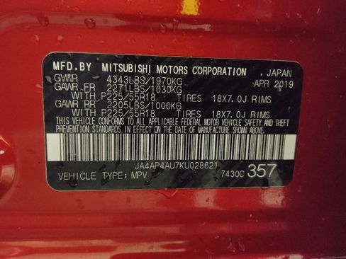 Used 2019 Mitsubishi Outlander Sport SE FWD image 33