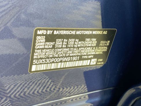 Certified 2023 BMW X3 xDrive30i w/ M Sport Package image 19