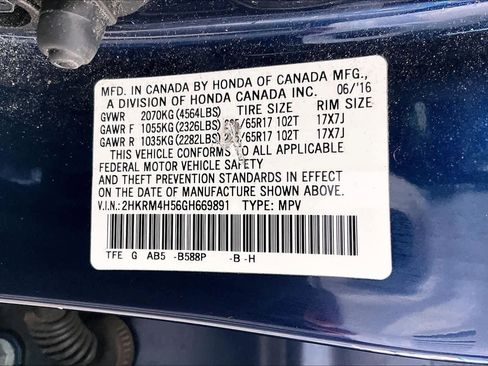 Used 2016 Honda CR-V EX image 35