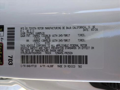 New 2026 Toyota Tacoma SR5 image 17