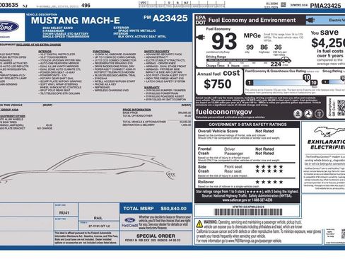 Used 2023 Ford Mustang Mach-E Select AWD/4WD image 16