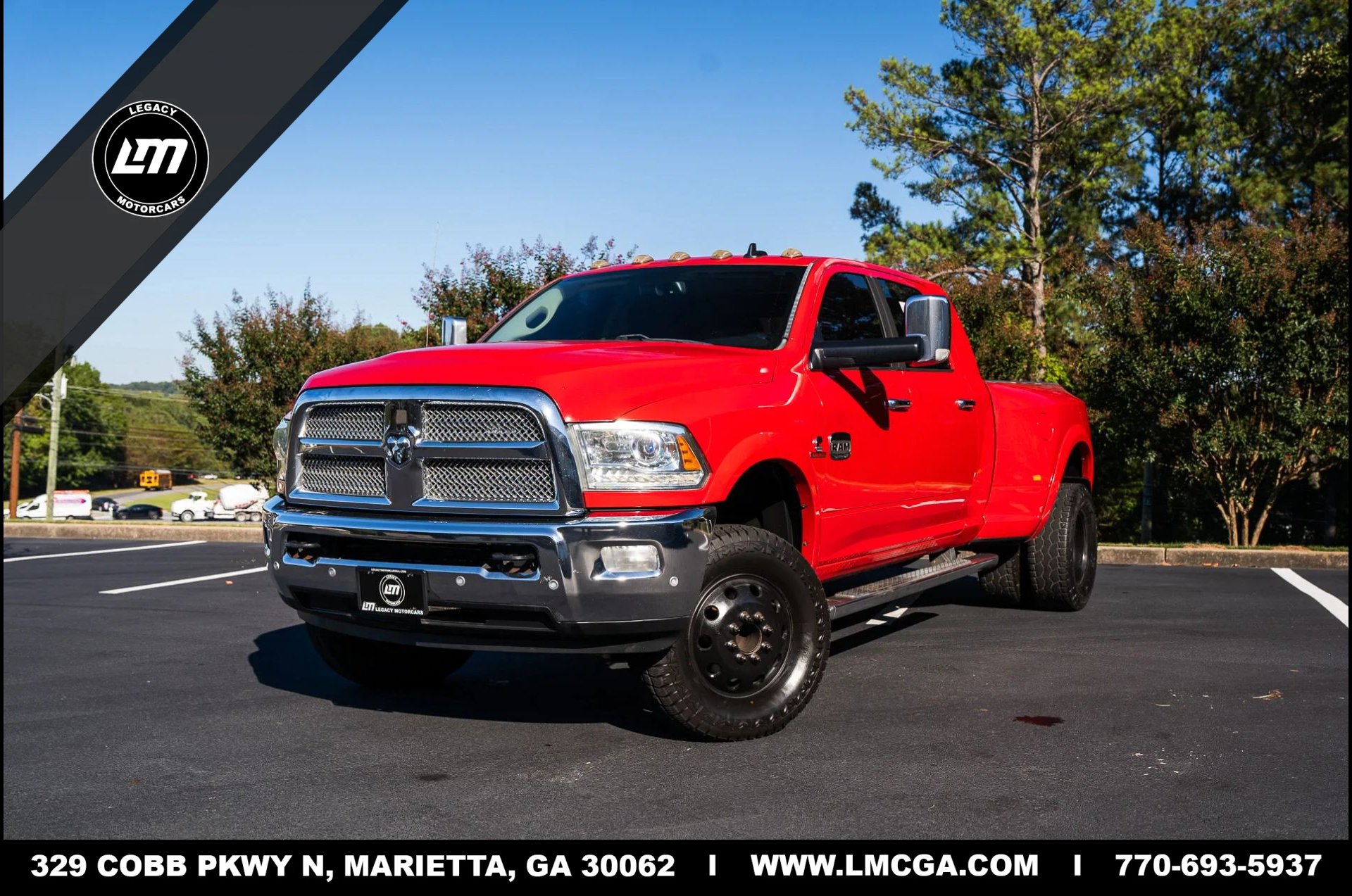 Used 2016 RAM 3500 Laramie Longhorn w/ Protection Group AWD/4WD image 1