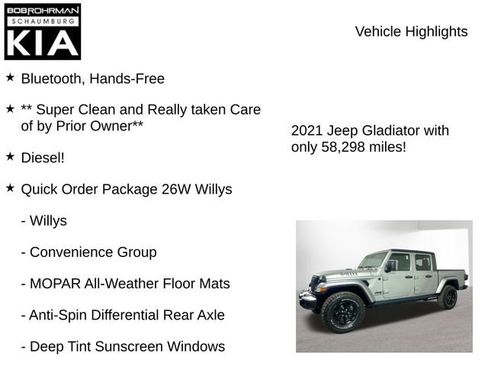 Used 2021 Jeep Gladiator Willys image 8