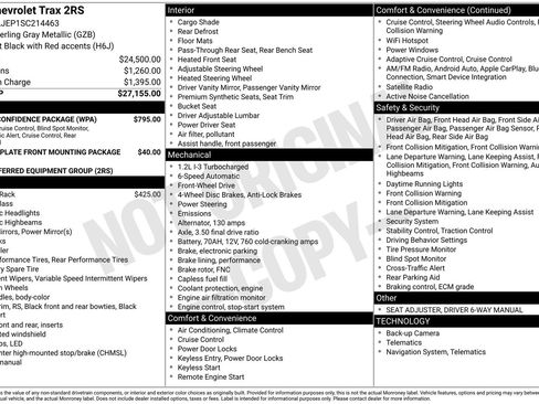 Used 2025 Chevrolet Trax RS w/ Driver Confidence Package image 8