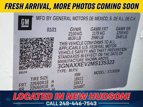 Used 2021 Chevrolet Equinox Premier AWD/4WD image 14