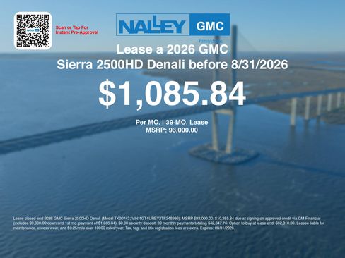 New 2026 GMC Sierra 2500 Denali w/ Denali Reserve Package AWD/4WD image 3