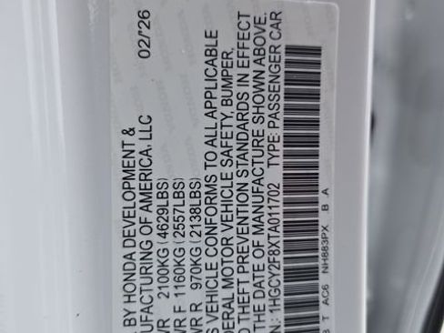 New 2026 Honda Accord Touring image 30