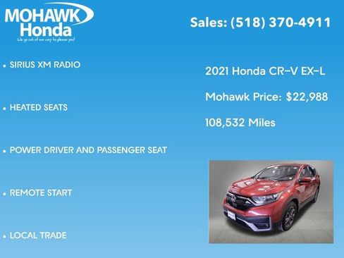 Used 2021 Honda CR-V EX-L image 14