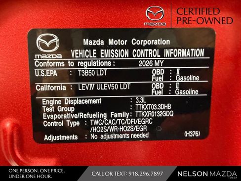 Certified 2026 MAZDA CX-90 3.3 Turbo w/ Premium Sport Pkg AWD/4WD image 57