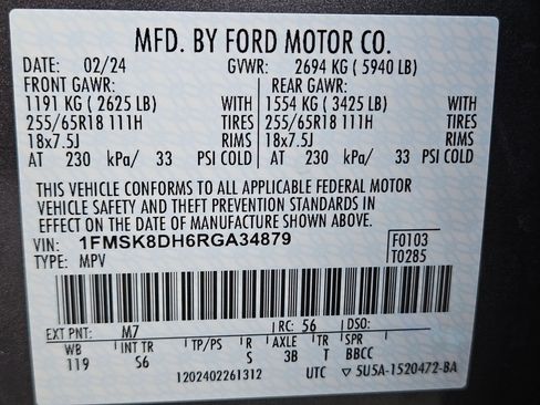 Used 2024 Ford Explorer XLT w/ Equipment Group 202A image 36