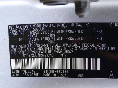 Used 2017 Toyota Sienna XLE FWD image 43