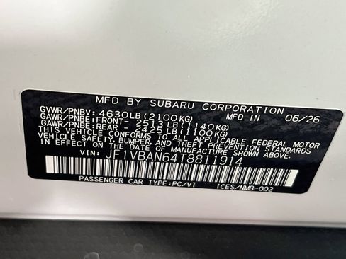 New 2026 Subaru WRX Limited AWD/4WD image 23