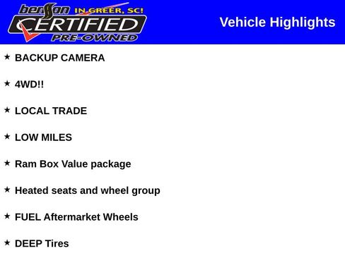 Used 2019 RAM 1500 Big Horn w/ Rambox Value Package AWD/4WD image 2
