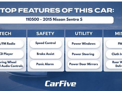 Used 2015 Nissan Sentra S FWD image 28